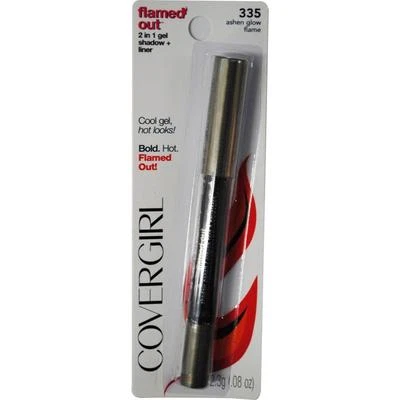 COVERGIRL FLAMED OUT 2 IN 1 GEL EYESHADOW & EYELINER 335 ASHEN GLOW FLAME New - Image 1 of 2