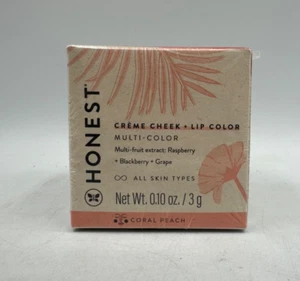 3-Honest Beauty crema guancia blush corallo pesca 0,10 once 3 g - Foto 1 di 4