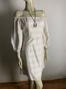 DISSH Linen Cotton Dress sz 10 - BUY Any 5 Items = Free Post - Picture 1 of 10