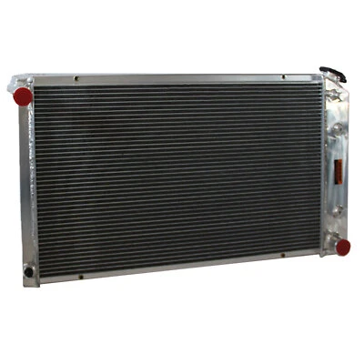 AT 3Row SPAWON Radiator Fit Chevy Monte Carlo Malibu Chevelle 68-77 Aluminum V8 - Image 1 of 4