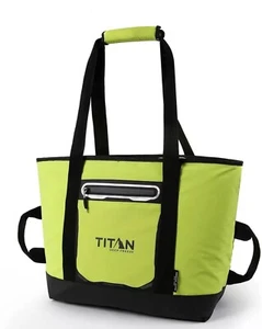 Titan Arctic Zone 30 Can/20 Quart Insulated Tote Cooler Bag Citrus Green - Picture 1 of 6
