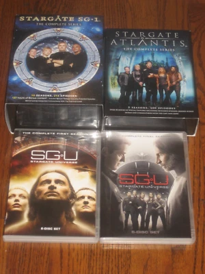 Stargate SG-1 Complete Series + Stargate Atlantis + Stargate Universe (DVD) VEI - Image 1 of 3