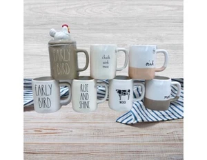 Rae Dunn Tassen "YOU CHOOSE" OINK MOO CLUCK FARM LINE KUH SCHWEIN TASSE NEU - Bild 1 von 16