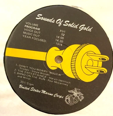 MARV BROOKS USMC SOLID GOLD  #16 11/12 FEATURES 1974 & '59, WINGS, COASTERS,MORE - Image 1 of 2