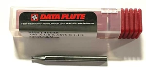 Data Flute .045 Carbide End Mill 4 Flute Miniature End Mill 1/8" Shank USA Made - Picture 1 of 1