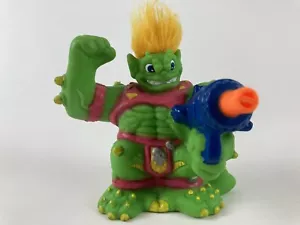 Vintage 1992 Trendmasters Inc Zooka Force Green Troll Doll Water Toy Yellow Hair - Picture 1 of 19