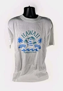 Vintage Hawaii T-Shirt Size XL White Cotton NWOT - Picture 1 of 4