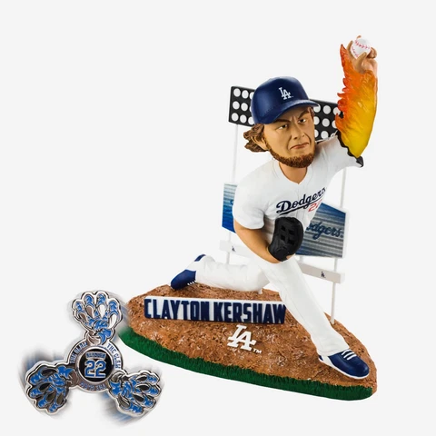 Clayton Kershaw Los Angeles Dodgers Limited Edition 12" Bobblehead MLB Cover