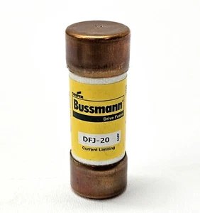 Cooper Bussmann DFJ-20 Cartridge Fuse ~ 20 Amp ~ 600V ~ DFJ20 ~ 20A ~ NEW - Picture 1 of 1