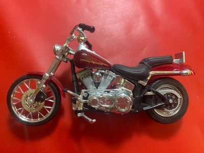 MAISTO Modellino Moto HARLEY DAVIDSON 2000 FXSTD SOFTAIL DEUCE ruote gomma 1:18 - Immagine 1 di 4