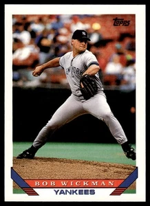 1993 Topps Bob Wickman New York Yankees #452 - Picture 1 of 2
