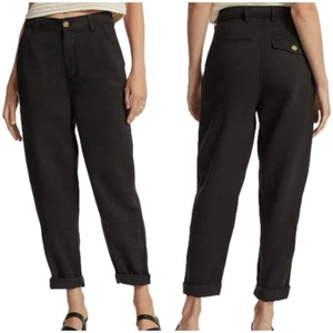 Everlane Pantaloni Chino Donna The TENCEL™ Relaxed Morbidi Slouchy Utility Nero 0 XS - Foto 1 di 9