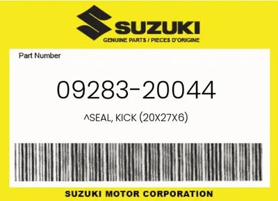 Sello genuino Suzuki, patada (20X27X6) - 09283-20044 Foto 1 de 4