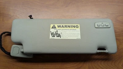 2006-2013 OEM Volvo C70 левый водитель солнцезащитный козырек с Homelink гараж двери открыватель серый - Изображение 1 из 4