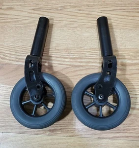 (2) PDG Fuze T-50 - Manual Tilt Wheelchair Front Forks & Casters Wheels Caster - Picture 1 of 7