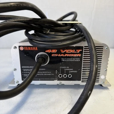 Genuine OEM Yamaha Model #: JW9-82107-02 Golf Cart Battery Charger 48 Volt 3 Pin - Image 1 of 4