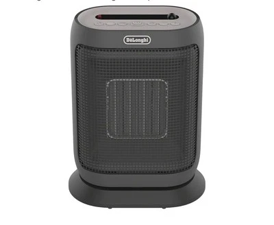 Calentador de cerámica digital compacto De'Longhi - gris sin control remoto Foto 1 de 4