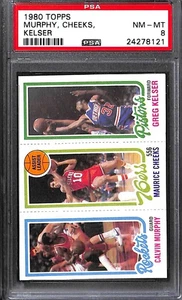 1980 TOPPS #30 MURPHY/CHEEKS TL/KELSER PSA 8 NM-MT 24278121 - Picture 1 of 2