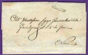 1814 FLS, GENOVA - NOVI, Cholera Era, "COMMISSIONE CENTRALE DI SANITA - GENOVA"! - Picture 1 of 4