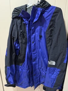 Chaqueta The North Face Para Hombre 2XL Azul Negro GORE-TEX Con Capucha Impermeable Concha Lluvia - Imagen 1 de 3
