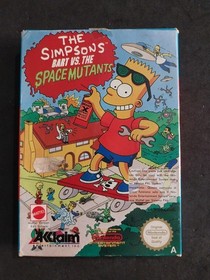 The Simpsons Bart Vs Space Ex-Mutants Nintendo Nes Pal A Mattel Eng Verwendet