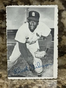 1969 Topps Deckle Edge Baseball Bob Gibson Baseballkarte #29 - Bild 1 von 2