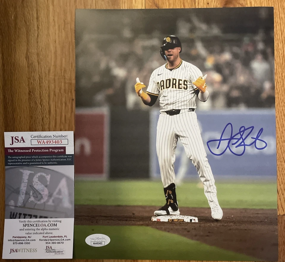 Gavin Sheets San Diego Padres Signed Autographed 8x10 Photo JSA Witnessed #1 - Image 1 of 1