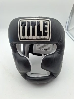 Title Boxing Classic Full Coverage Training Headgear - Black - Image 1 of 4