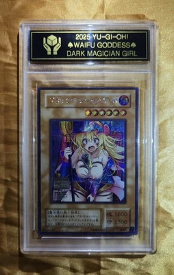 DARK MAGICIAN GIRL Yu-gi-oh! Waifu Goddess CUSTOM CARD Gold/Black Label - Image 1 of 4