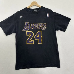 Vintage Adidas Kobe Bryant Lakers Shirt Herren Medium Black Faded Piling Fair - Bild 1 von 13