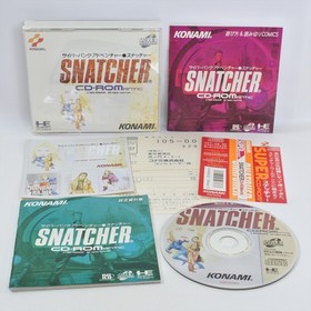 PC Engine SCD SNATCHER CD-ROMANTIC with Sticker Spine * 2785 pe