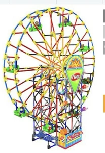 K’nex musical Ferris wheel.  Kids can Build three carnival rides from kit.   - Picture 1 of 12