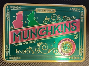 Dunkin x Wicked Wizard of OZ Munchkin Tin "Wicked For Good" Pink & Green NEW! - Picture 1 of 5