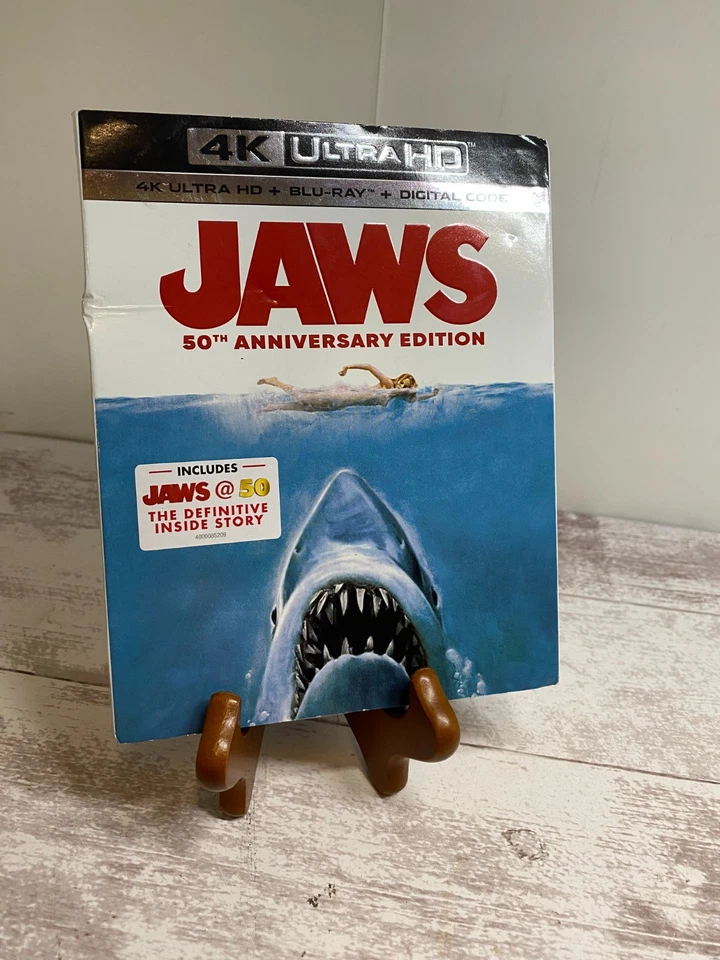 Jaws (50th Anniversary Edition) [New 4K UHD Blu-ray] With Blu-Ray, 4K Masterin - Image 1 of 1