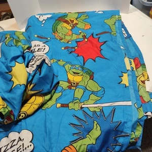 TMNT Twin Size Fitted Sheet & Sheet 2015 - Picture 1 of 4