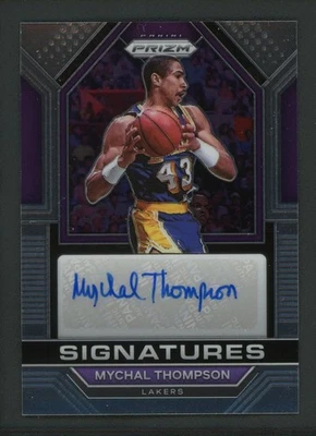 2022-23 MYCHAL THOMPSON AUTO PANINI PRIZM SIGNATURES AUTOGRAPHS - Image 1 of 2