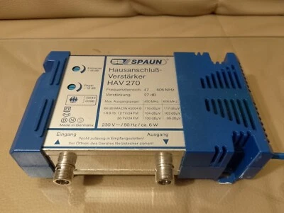 Spaun Hausanschlussverstärker HAV270 Antennen Verstärker ESignal verstärker - Bild 1 von 2