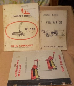 Three Vintage Farm Machinery Owner s Manuals - Picture 1 of 4