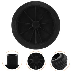 2 Pcs Trash Can Wheel Lid Wheels for Garbage Cans Roller Base Replacement - Picture 1 of 12