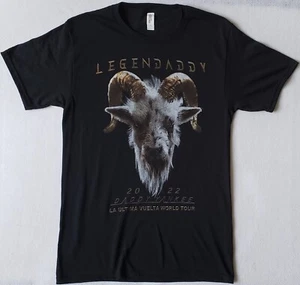 Camiseta negra DADDY YANKEE Legendaddy World Tour 2022 talla pequeña - Imagen 1 de 5