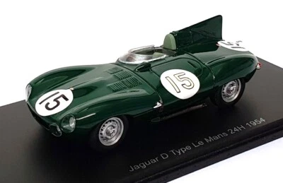 Spark Model 1/43 Scale S2926 - Jaguar D Type #15 Le Mans 24H 1954 - Green - Image 1 of 4