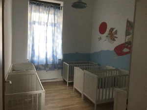 Ikea Kinderbett aus Kindergarten, Vorgängermodell/wie Sundvik, weiss - Bild 1 von 2