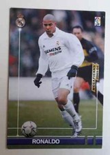 RONALDO 2003/04 Real Madrid card Megafichas Panini