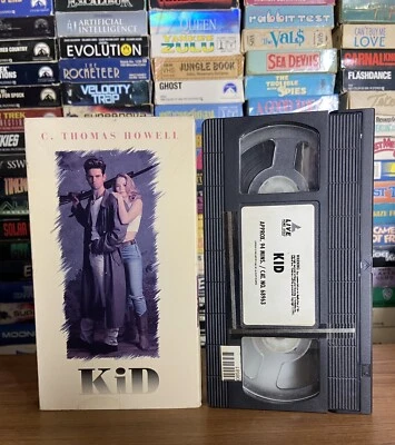 Kid VHS Tape Movie - Action - C. Thomas Howell - Sarah Trigger - RARE Live Home - Image 1 of 4