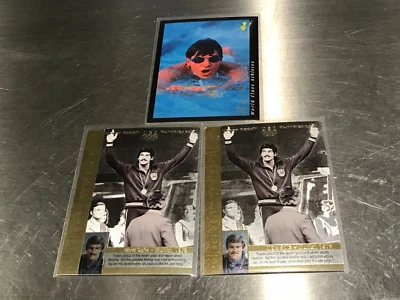 (2) OLYMPICARD 1996 LANZAMIENTOS MARCA SPITZ INSERTAR TARJETA DE ALUMINIO Y (1) 1992 CLÁSICO Foto 1 de 2