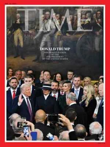 DONALD TRUMP TIME Magazine 2025 Jan INAUGURATION - PLUS BCW Sleeve/Board presale - Picture 1 of 1