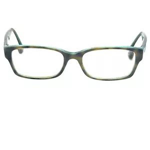 Coach Brooklyn HC 6040 5116 Dark Tortoise Teal Eyeglasses Frames 50-16 135 16588 - Picture 1 of 7