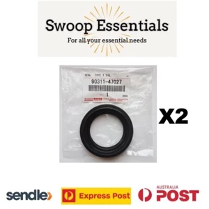 Genuine Hilux TGN26 KUN26 KUN25 Front Drive Shaft Diff Oil Seal x2 - Picture 1 of 1
