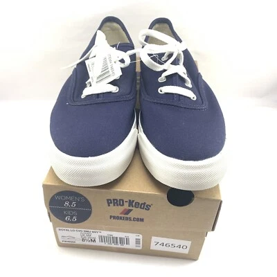 Zapatos De Colección Pro Keds Azul Marino Royal Lo Lona Mujer Talla 8.5 Estate Find Sin Usar En Caja Foto 1 de 4