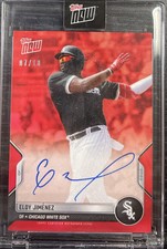 2022 TOPPS NOW ROAD TO OPENING DAY ELOY JIMENEZ WHITE SOX ON-CARD AUTO /10